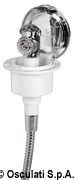 Pojemnik na prysznic Classic Evo z prysznicem uruchamianym przyciskiem Mizar - Classic Evo chromed shower box SS hose 4 m Flat mounting - Kod. 15.150.07 44