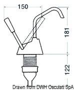 Whale Flipper MK4 manual pump - Artnr: 15.418.00 11