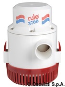 Pompa zanurzeniowa typu maxi RULE 3700 (16 A). Wydajność 237 l/min. 24V - Kod. 16.118.24 4
