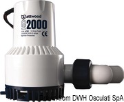 Pompa zęzowa ATTWOOD Heavy Duty do uciążliwych zastosowań - Model 1700. Wydajność 96 l/min. 12V - Kod. 16.504.12 12