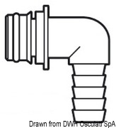 Szybkozłączki zatrzaskowe Europump - Europump 90° plug-in quick fitting thread Ø 19 mm - Kod. 16.532.26 21