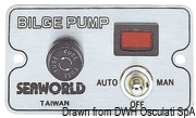 Bilge pump switch panel - Artnr: 16.604.00 5