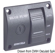 Bilge pump switch panel 12 V - Artnr: 16.606.12 5