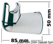 Uchwyt ścienny obrotowy - Wall-mounted shower swivelling support - Kod. 17.019.02 4