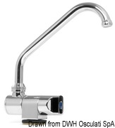 Swivelling faucet Slide series low cold water - Artnr: 17.046.03 12