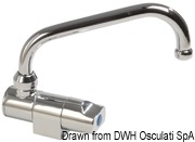 Swivelling faucet Slide series high cold water - Artnr: 17.046.02 14