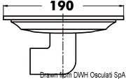 Oval cockpit drain item 1783SA - Artnr: 17.118.05 7