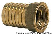 Cast brass female hose adaptor 3/4“ x 16 mm 7
