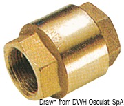 Brass check valve 1“ - Artnr: 17.232.04 4