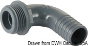 Złączka na wąż z polipropylenu, męska 90° - 90° PP hose adapter 1“1/4 x 32 mm - Kod. 17.238.07 4