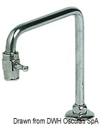 Telescopic faucet for sink chromed brass - Artnr: 17.288.90 4