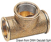 Brass T joint 4“ 6