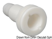 Nylon/fiberglass seacock 2“1/4 52 mm w/check valve - Artnr: 17.319.23 20