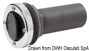 Nylon/fiberglass seacock 2“1/4 52 mm w/check valve - Artnr: 17.319.23 24