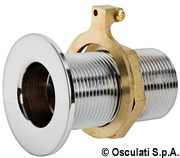 Flush threaded seacock chromed brass 1“1/4 - Artnr: 17.324.14 9