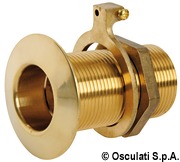 Seacock low edge chromed brass 3/4“ - Artnr: 17.324.42 11