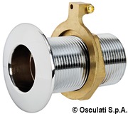 Seacock low edge chromed brass 1“1/4 - Artnr: 17.324.44 10
