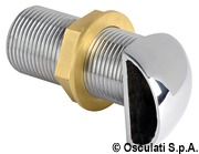 Chromed brass scupper 3/4“ - Artnr: 17.333.02 6