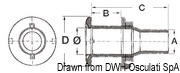 Przejście burtowe dla pomp zęzowych wszelkiego rodzaju - Thru-hull sea cock for any bilge pumps 15 mm - Kod. 17.203.80 5