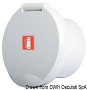 ClassicEvo white ABS compart extinguisher graphic - Artnr: 17.452.55 18