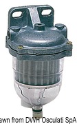 Purifying filter f. diesel fuel 130-400 l/h - Artnr: 17.639.00 5