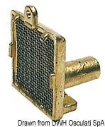 Vertical suction strainer marine brass - Artnr: 17.708.00 9