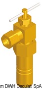 Whale valve joint, brass 6
