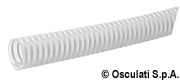 White PVC spiral reinforced hose 37 mm 6