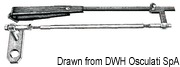 SS parallelogram arm f. windshield wiper 305/360mm - Artnr: 19.152.36 4