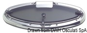 BOMAR Flagship oval portlight AISI316 438 x 210 mm - Artnr: 19.224.03 25