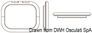 Okno pokładowe LEWMAR Low Profile prostokątne - LEWMAR Low Profile hatch 30 w/retention arm - Kod. 19.411.30 24