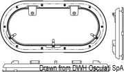 LEWMAR Flagship oval hatch 216 x 444 mm - Artnr: 19.510.22 20
