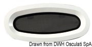 LEWMAR Flagship oval hatch 216 x 444 mm - Artnr: 19.510.22 25