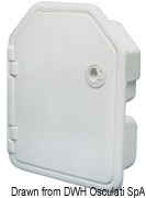 Twin-locker fire extinguisher white ABS - Artnr: 20.030.00 5
