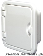 Toilette storage box 260 x 260 mm - Artnr: 20.035.00 22