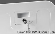Schowek wodoszczelny z klapką - Locker w/ 3 drawers c front 310 x 210 x 180 mm - Kod. 20.871.12 13