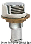 Anti-spray fuel vent chromed brass - Artnr: 20.172.01 10