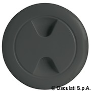 Inspection hatch black polypropylene 127 mm - Artnr: 20.199.12 21