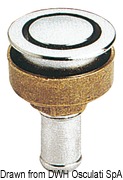 Fuel vent chromed brass elbow 90° right 20 mm - Artnr: 20.285.03 13