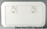 White locker w/lid 280 x 180 mm H-front - Artnr: 20.313.40 24