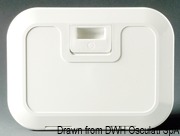 Schowek z pokrywką - White locker w/lid 285 x 285 mm L-front - Kod. 20.316.00 22