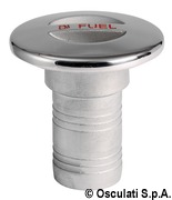 FUEL deck plug cast mirror polished AISI316 50mm - Artnr: 20.866.32 25