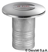FUEL deck plug cast mirror polished AISI316 50mm - Artnr: 20.866.32 27