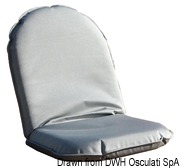COMFORT SEAT profilowana poduszka samonośna na krzesło - 100x49x8 - Paski biało-niebieskie (tkanina sunbrella ®) - Kod. 24.801.01 19