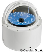 Kompas z podstawą + zasuwana pokrywa RIVIERA 4'' (100 mm). Kolor obudowy - biały - Kod. 25.022.13 15