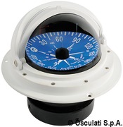 Kompas z podstawą + zasuwana pokrywa RIVIERA 4'' (100 mm). Kolor obudowy - biały - Kod. 25.028.19 33