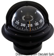 RIVIERA compass 4“ enveloping opening black/black front view - Artnr: 25.028.17 32