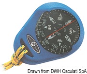 Kompas z miękką obudową RIVIERA. Model MIZAR. Kolor szary - Kod. 25.066.01 28
