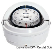 RITCHIE Voyager external compass 3“ white/white - Artnr: 25.082.12 25