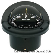 Kompasy RITCHIE Helmsman 3'' 3/4 (94 mm) w komplecie z oświetleniem i kompensatorami - RITCHIE Helmsman 2-dial compass 3“3/4 black/black - Kod. 25.083.31 32